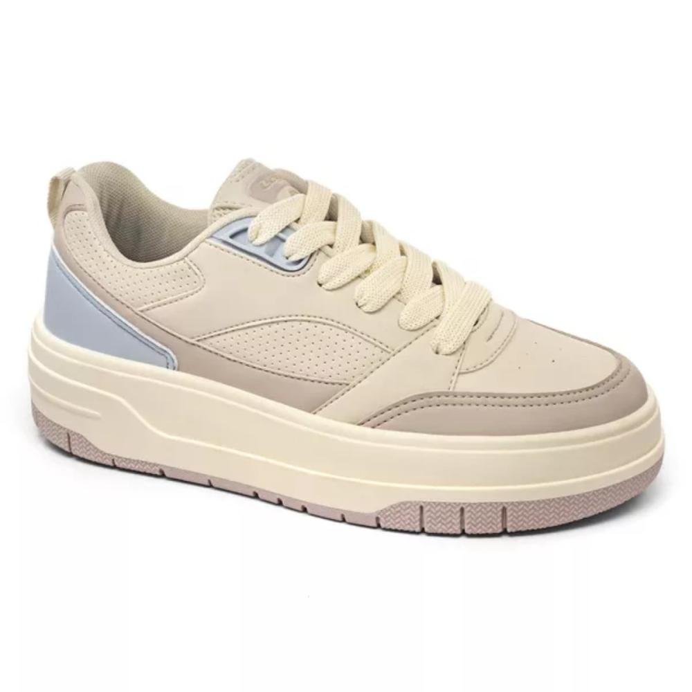 TÊNIS LOGUS CASUAL HARMONY FEMININO 22710 Off White 2