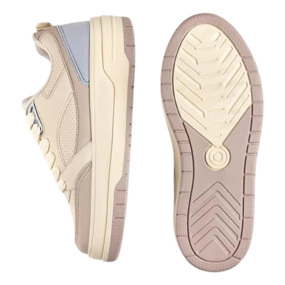 TÊNIS LOGUS CASUAL HARMONY FEMININO 22710 Off White 3