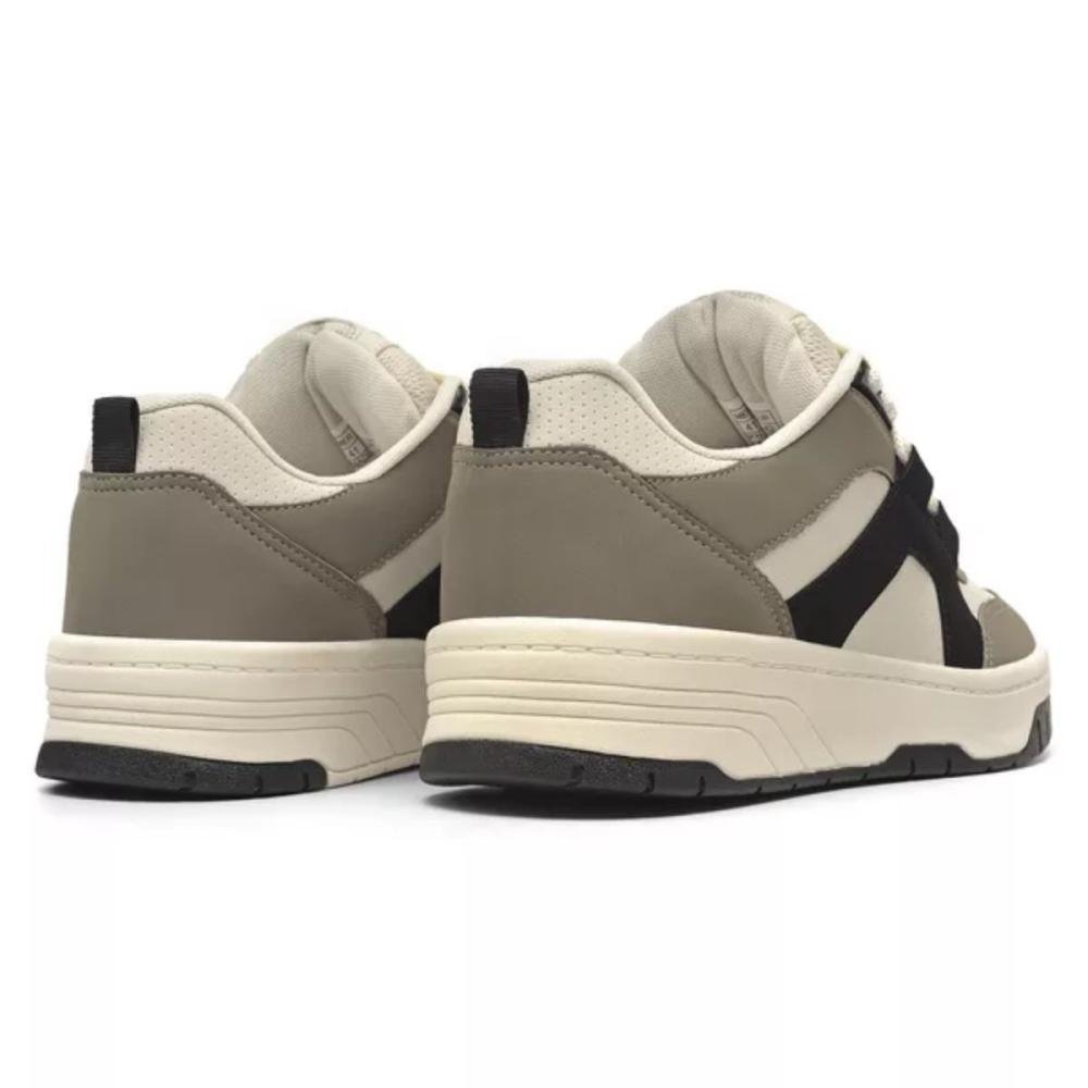 TÊNIS LOGUS CASUAL STREET MASCULINO 22780	 Off White/Preto 4
