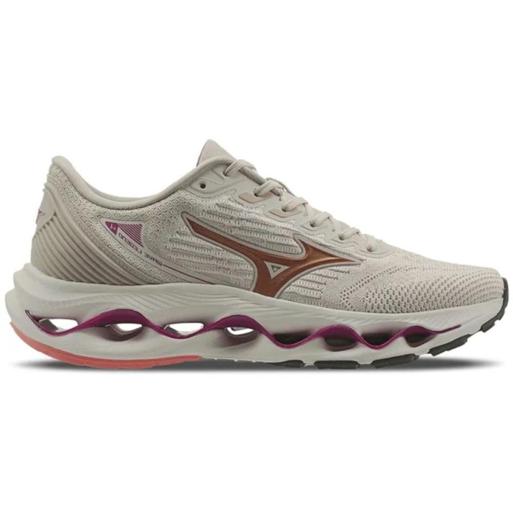 TÊNIS DE CORRIDA FEMININO MIZUNO WAVE LEGEND 4 Off White 1