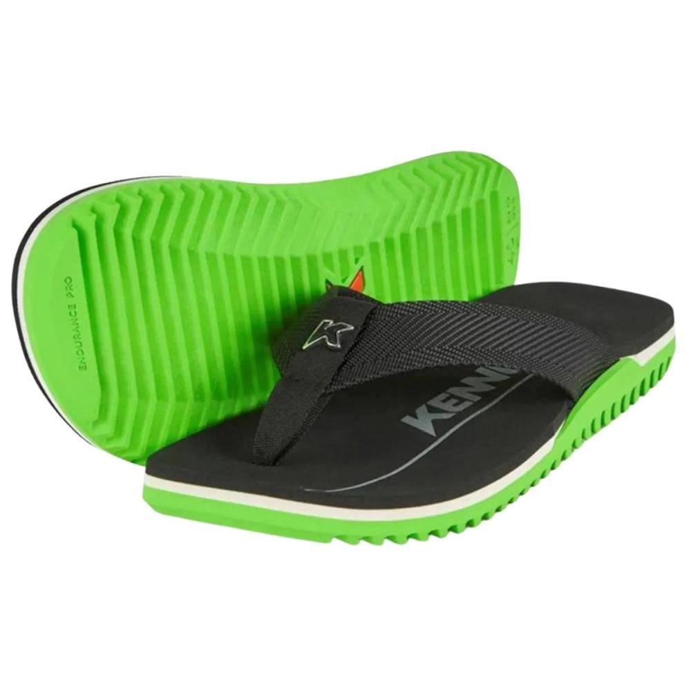 CHINELO KENNER NK6 PRO Preto/Verde 2