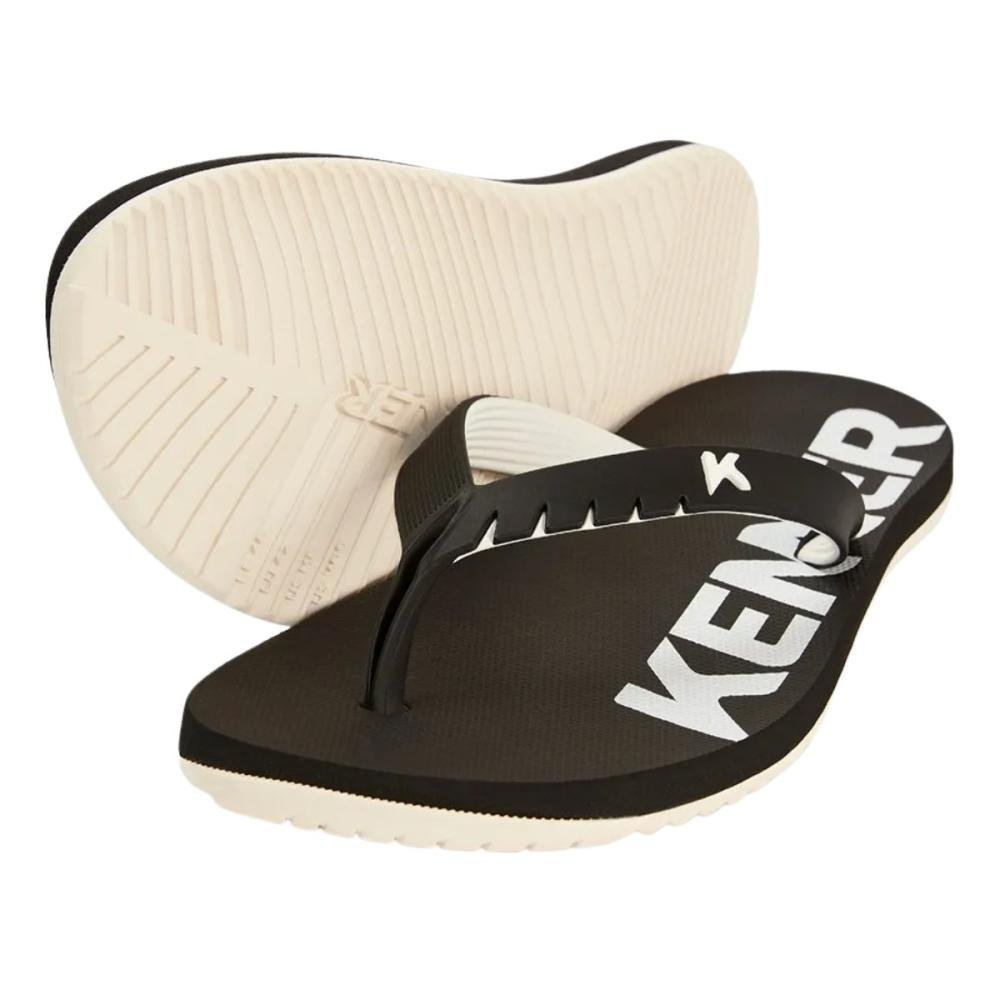 CHINELO KENNER RED Branco/Preto 2