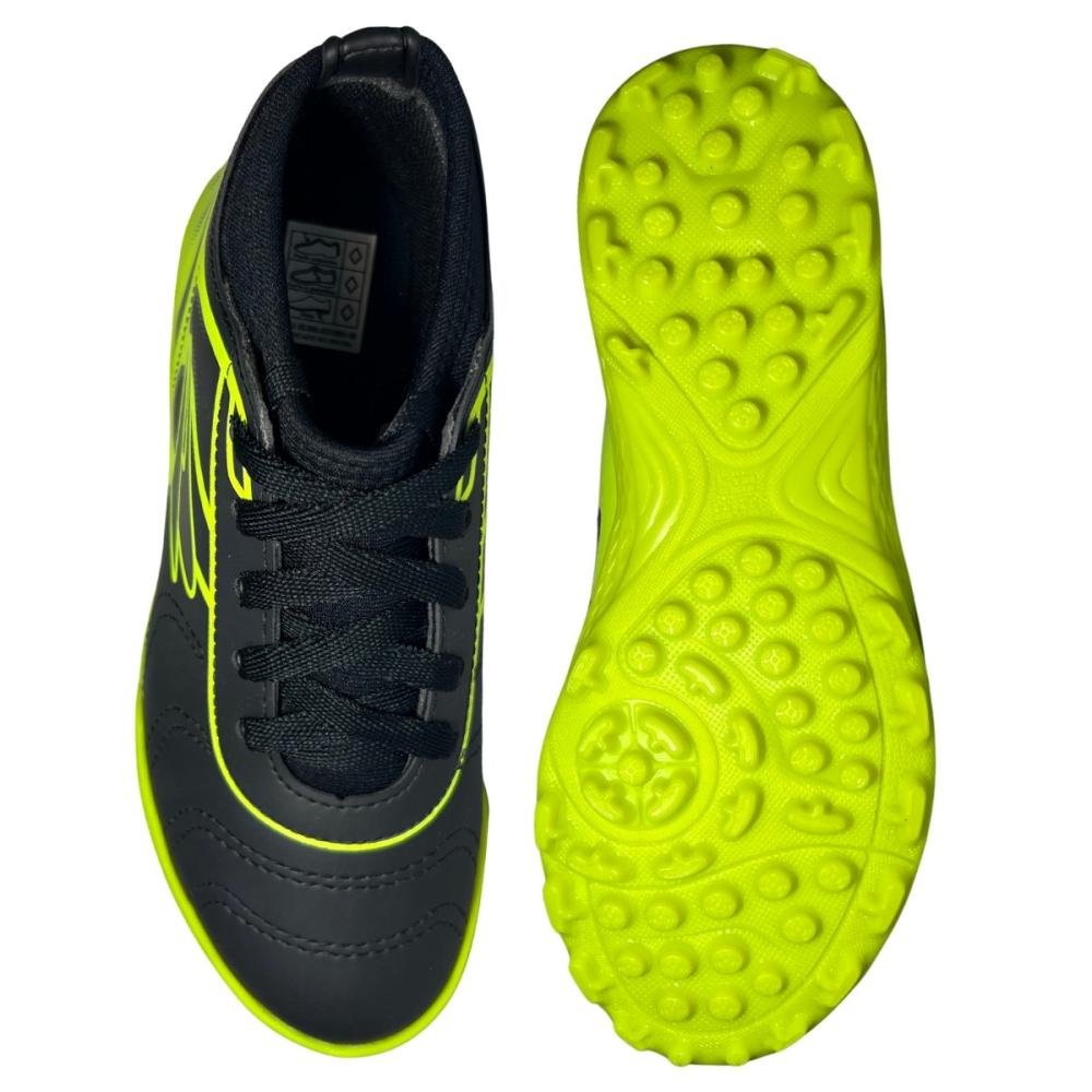 CHUTEIRA INFANTIL DRAY SOCIETY 5403.402 Preto/Amarelo Fluor 2