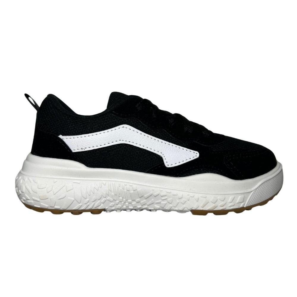 TÊNIS YKES MENINO CASUAL X30 Preto/Branco 1