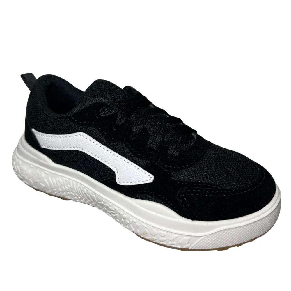 TÊNIS YKES MENINO CASUAL X30 Preto/Branco 3