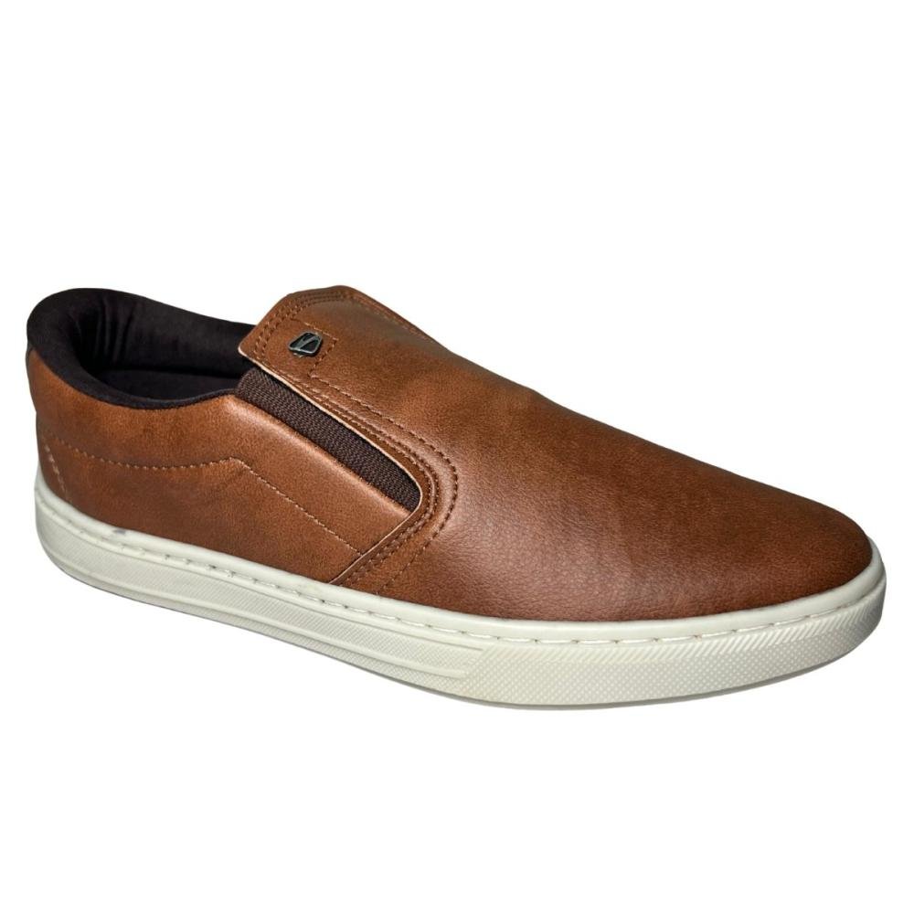 SAPATÊNIS SPORT FIRE SLIP ON 0136 Marrom Claro 3