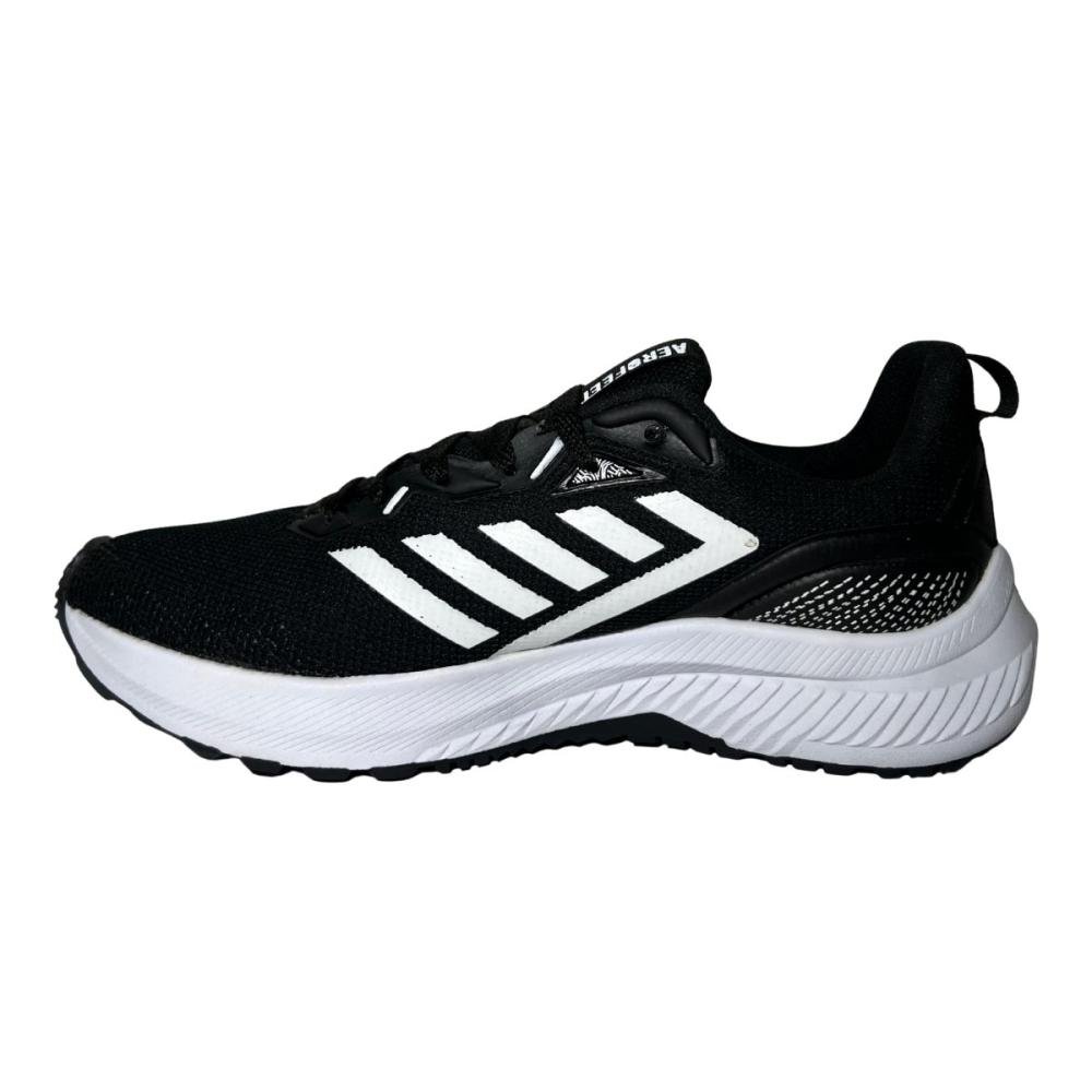 TÊNIS AEROFEET ESPORTIVO MASCULINO 2501 Preto/Branco 4