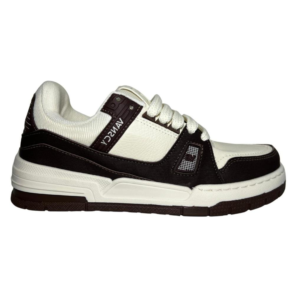 TÊNIS VANSCY SKATE MASCULINO V3855 Preto/Branco 1