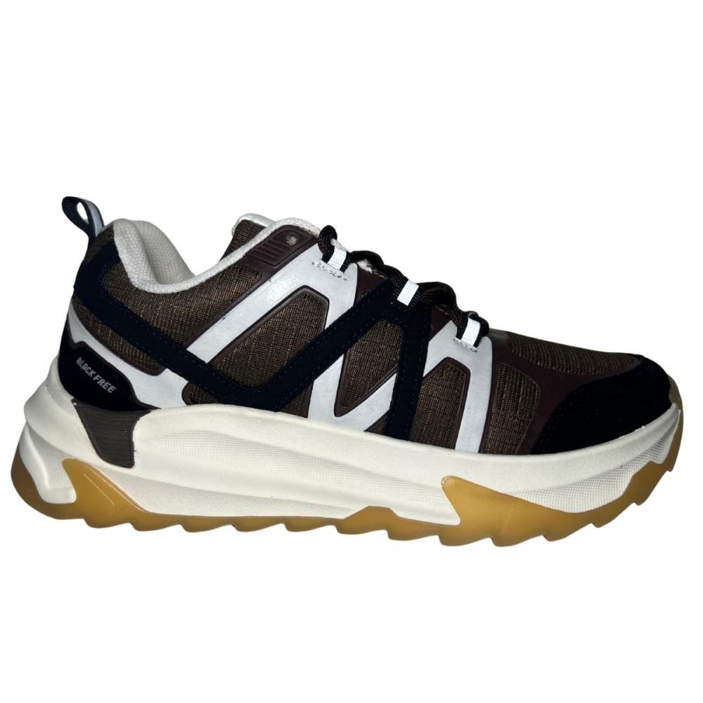 Cor Marrom/Preto/Off White