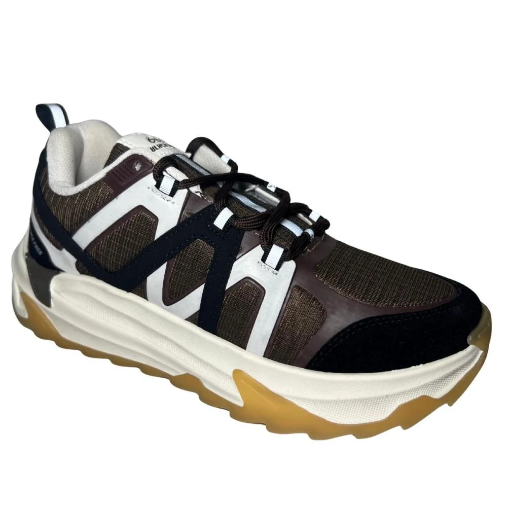TÊNIS BLACK FREE CASUAL MASCULINO 2.970 Marrom/Preto/Off White 3
