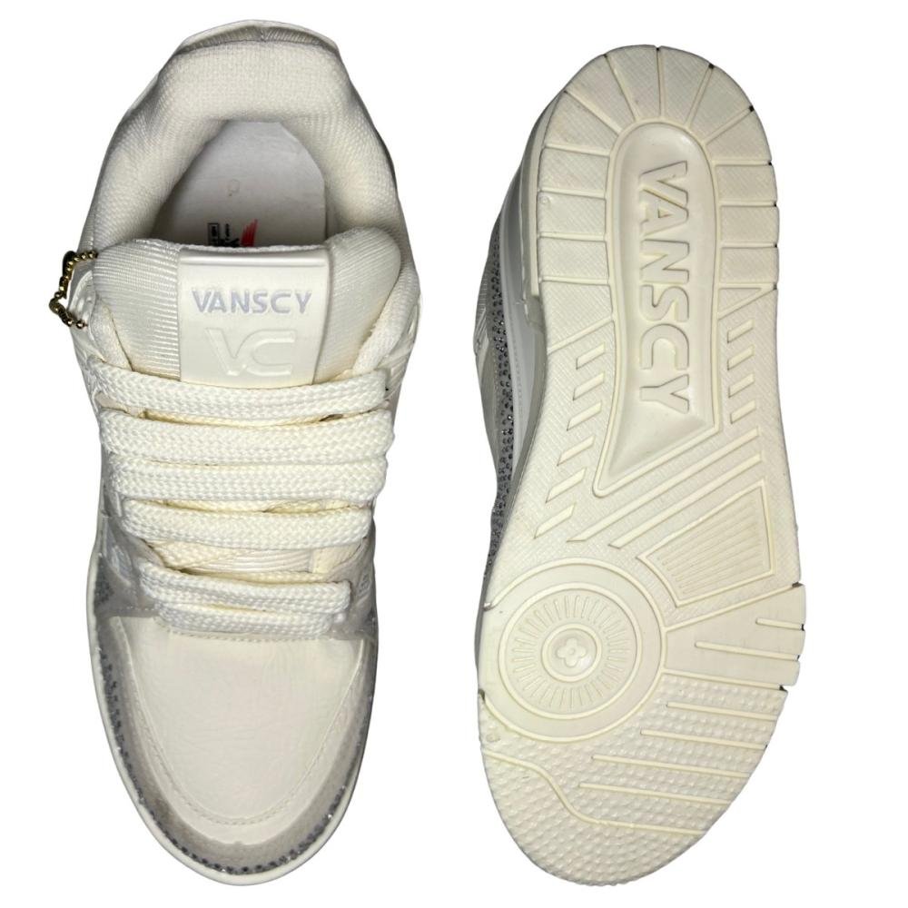 TÊNIS VANSCY SKATE FEMININO V3845 Off White 2