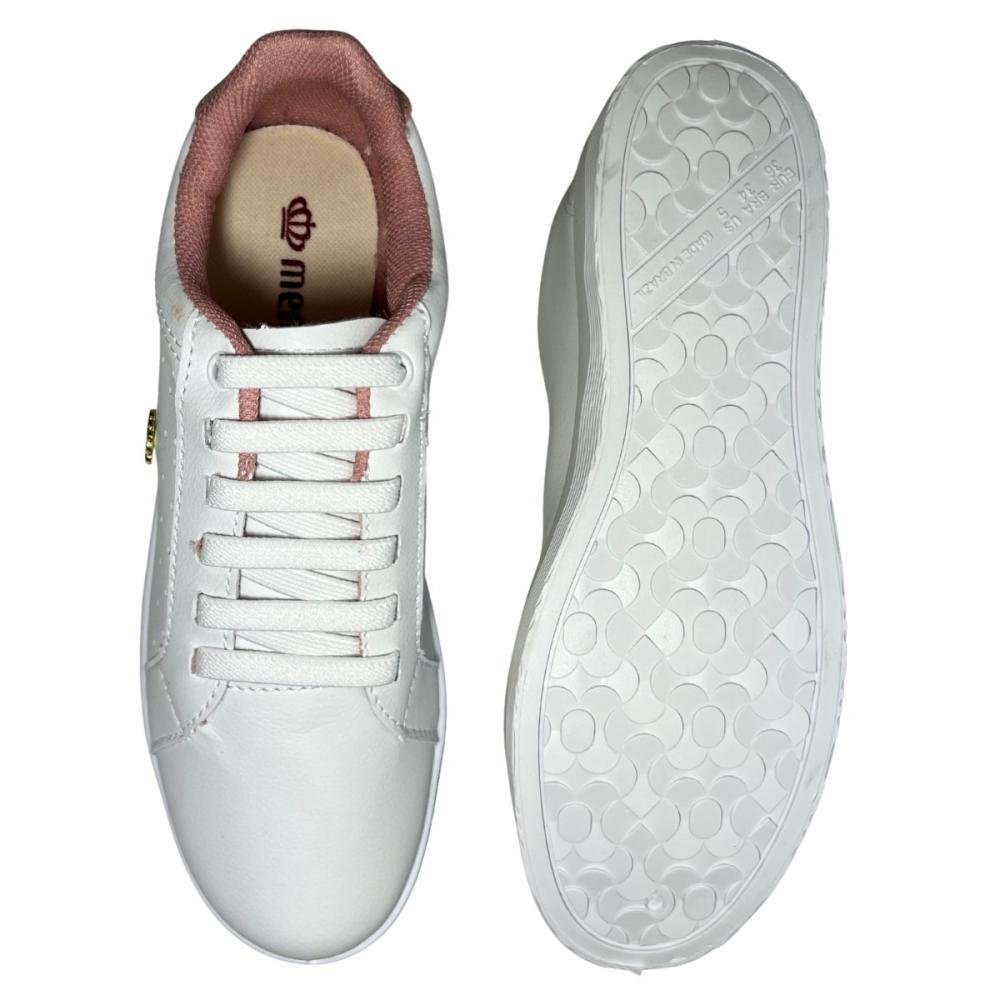 TÊNIS CASUAL MENDII FEMININO MD171 Branco 2
