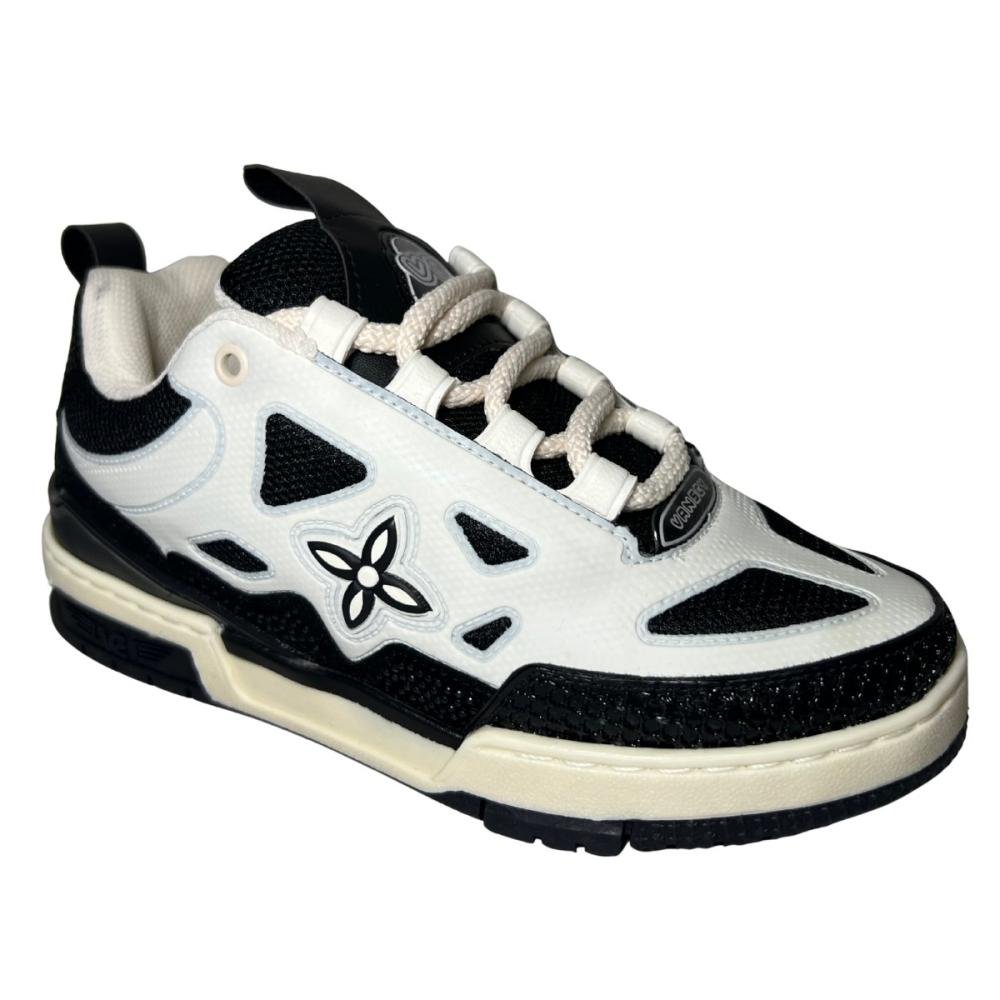TÊNIS VANSCY SKATE FEMININO V4285 Preto/Branco 3