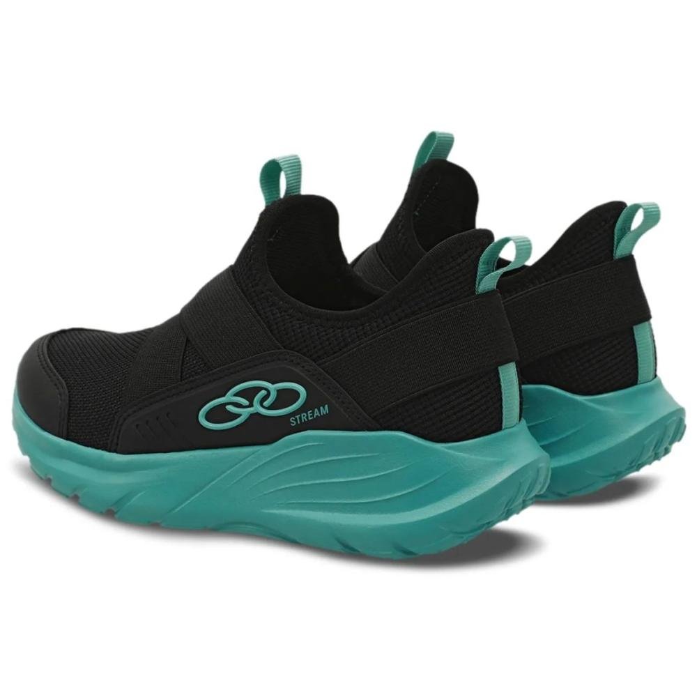 TÊNIS OLYMPIKUS STREAM INFANTIL Preto/Verde 4