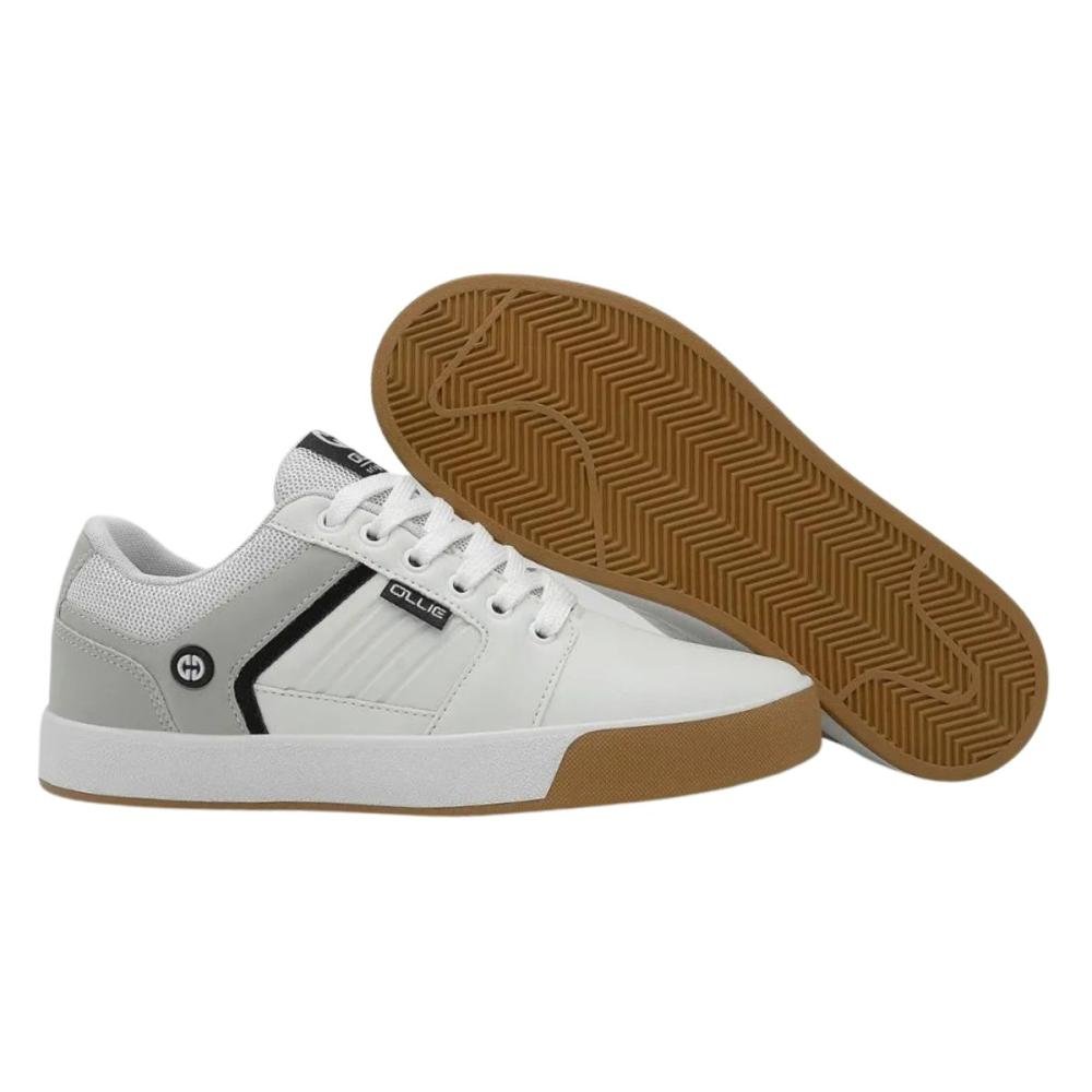 TÊNIS OLLIE MONSTER 3 INFANTIL Branco/Cinza 4