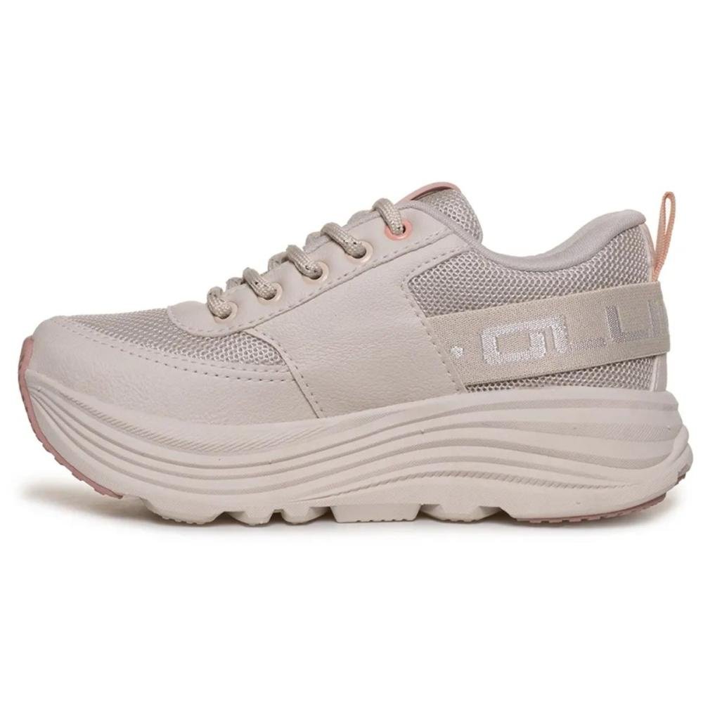 TÊNIS OLLIE VIRTUS 2 FEMININO CASUAL Bege 4