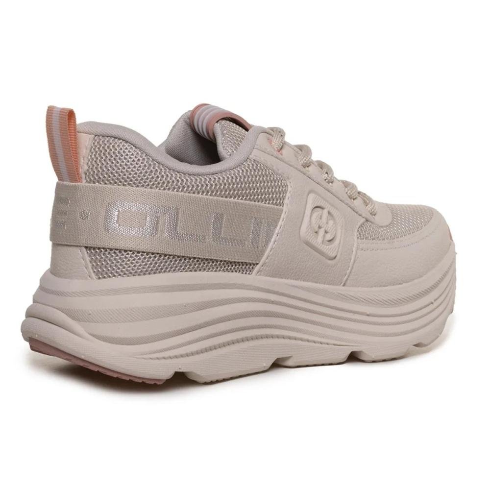 TÊNIS OLLIE VIRTUS 2 FEMININO CASUAL Bege 5