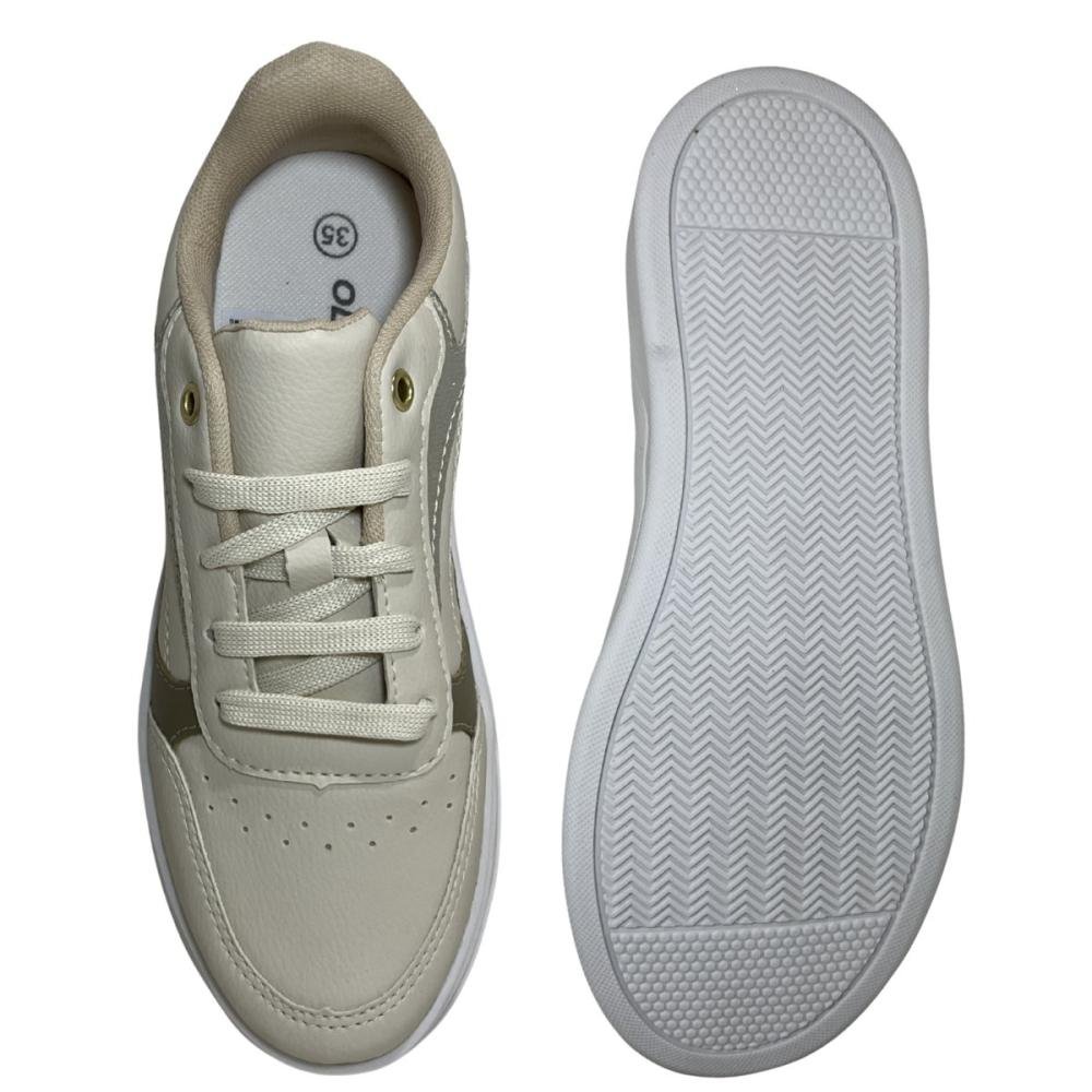 TÊNIS OLIMPAK CASUAL FEMININO 2512/83 Off White 2
