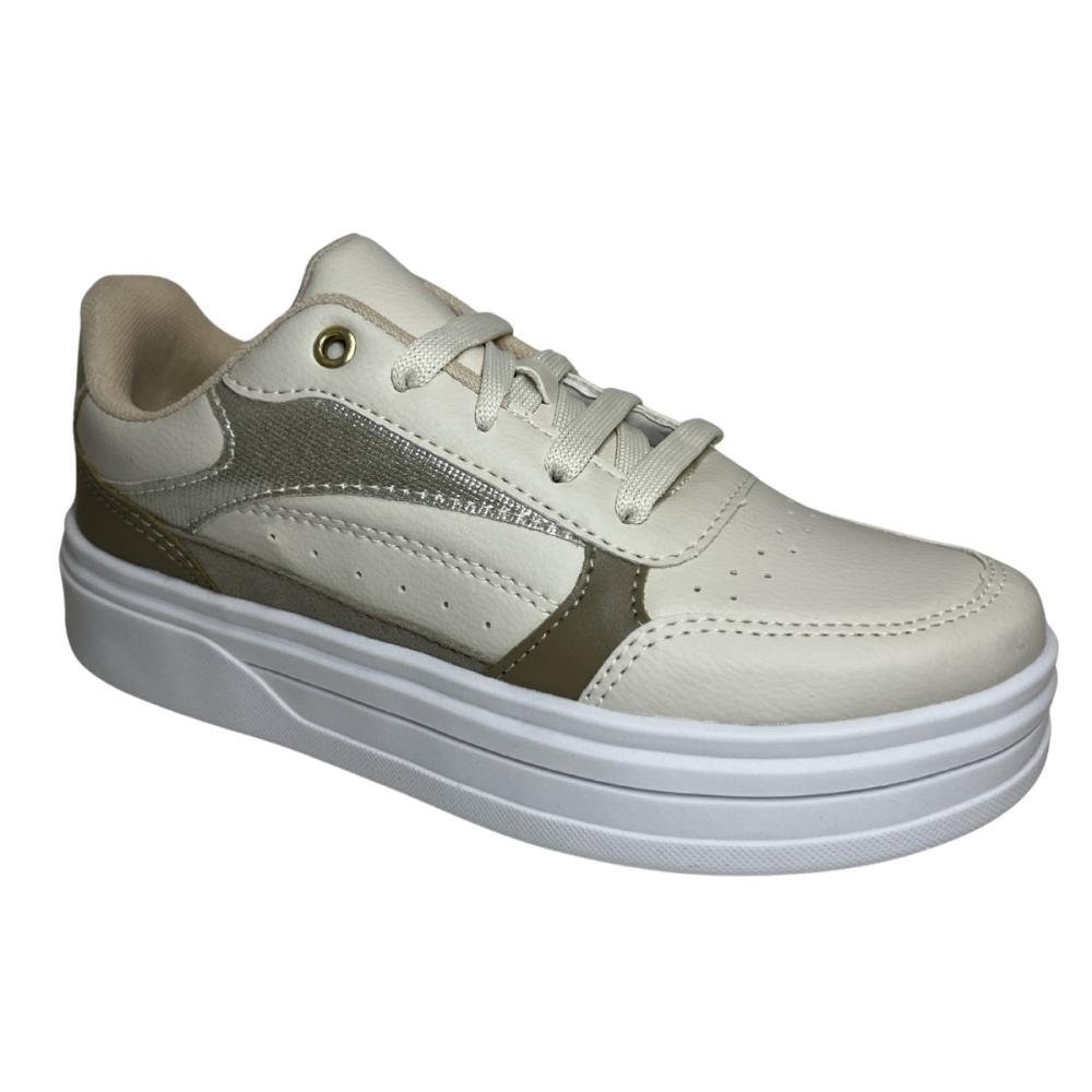 TÊNIS OLIMPAK CASUAL FEMININO 2512/83 Off White 3