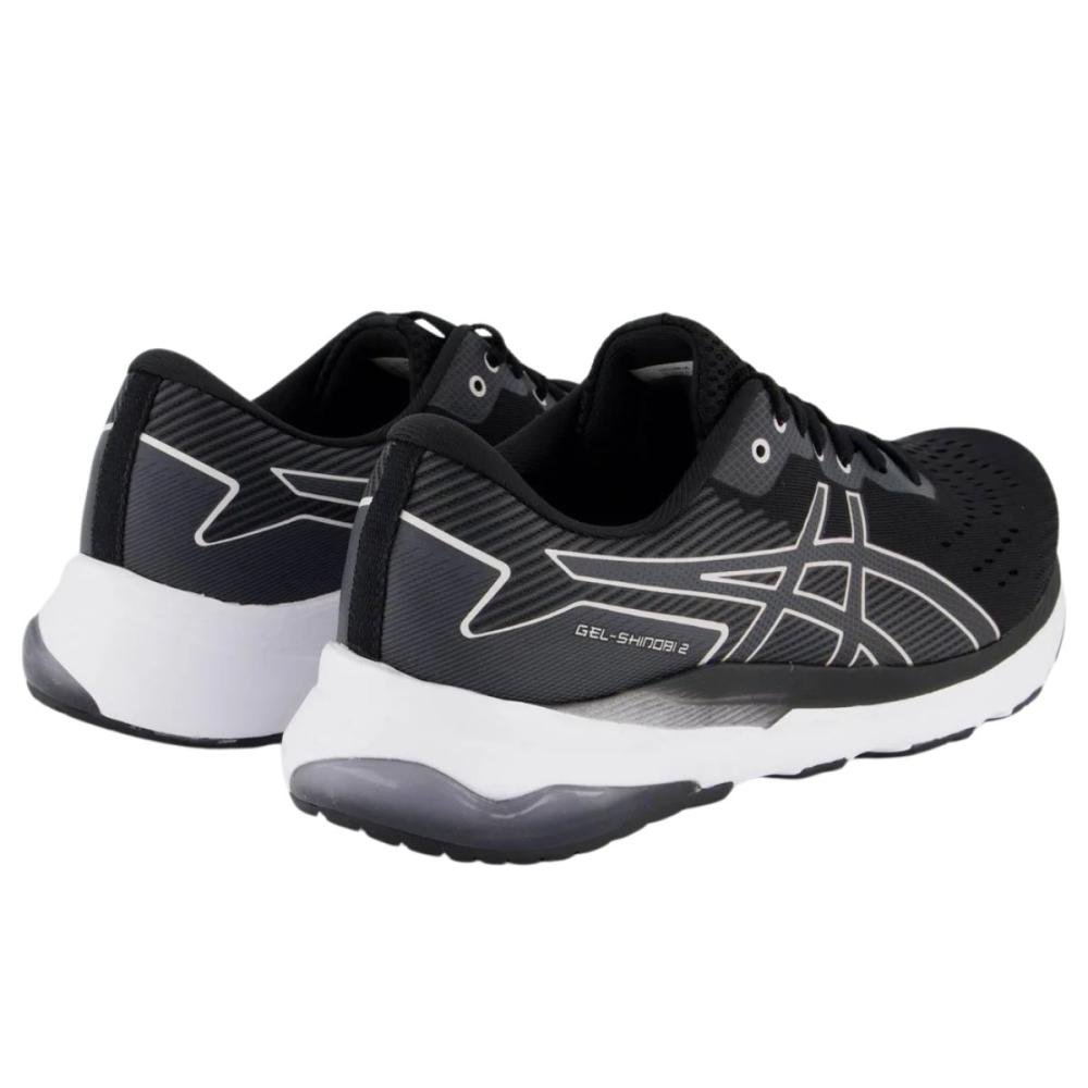 TÊNIS ASICS GEL-SHINOBI 2 MASCULINO Preto/Branco 4