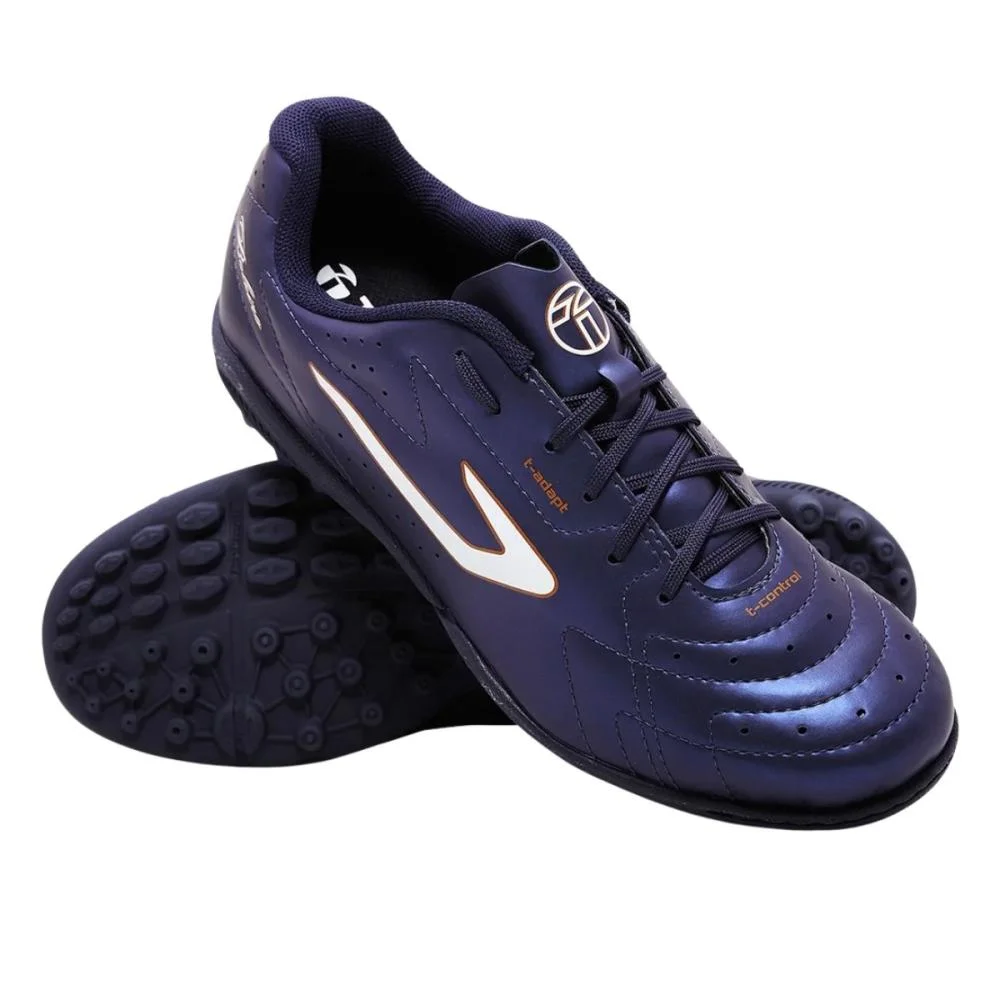 CHUTEIRA SOCIETY TOPPER BOLEIRO VI  Azul Escuro/Branco 3