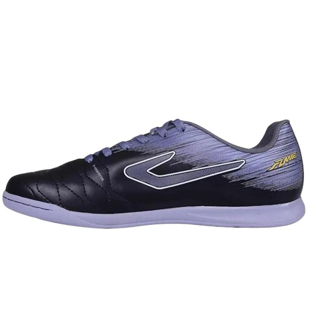 CHUTEIRA TOPPER FUTSAL FLAME Preto/Roxo 3