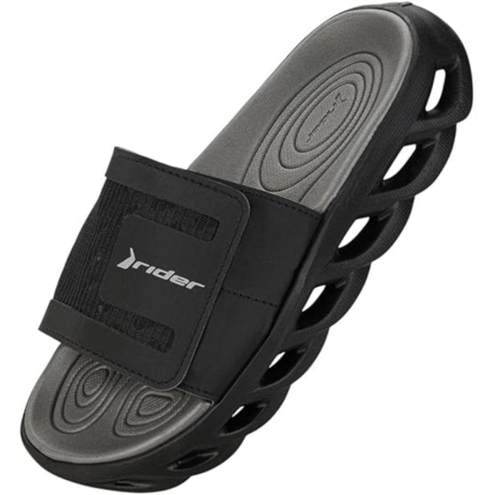 CHINELO SLIDE RIDER R POWER 12444 Preto/Cinza 4