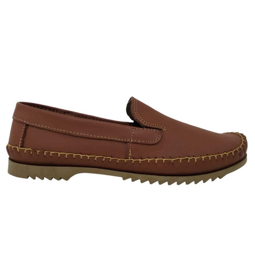 SAPATO MOCASSIM MARINOS 050 Marrom Claro 1