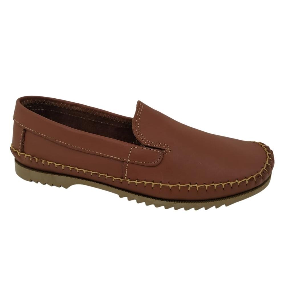 SAPATO MOCASSIM MARINOS 050 Marrom Claro 3
