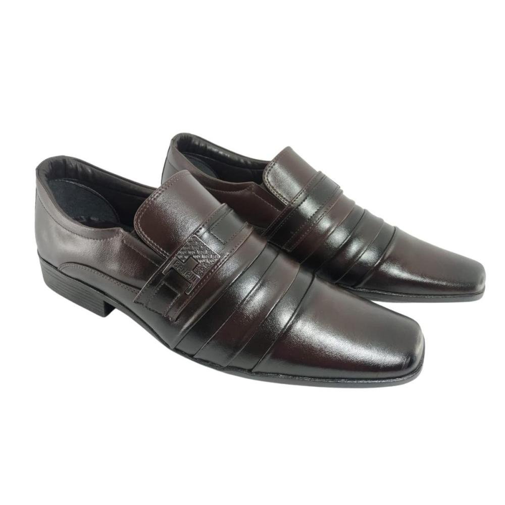 SAPATO SOCIAL BERTELLI CONFORT 70019 Marrom Escuro 2