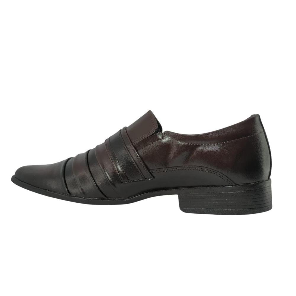 SAPATO SOCIAL BERTELLI CONFORT 70019 Marrom Escuro 4
