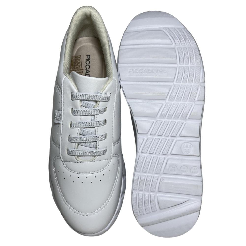TÊNIS PICCADILLY FABI RASTEIRA 970110 Branco 3