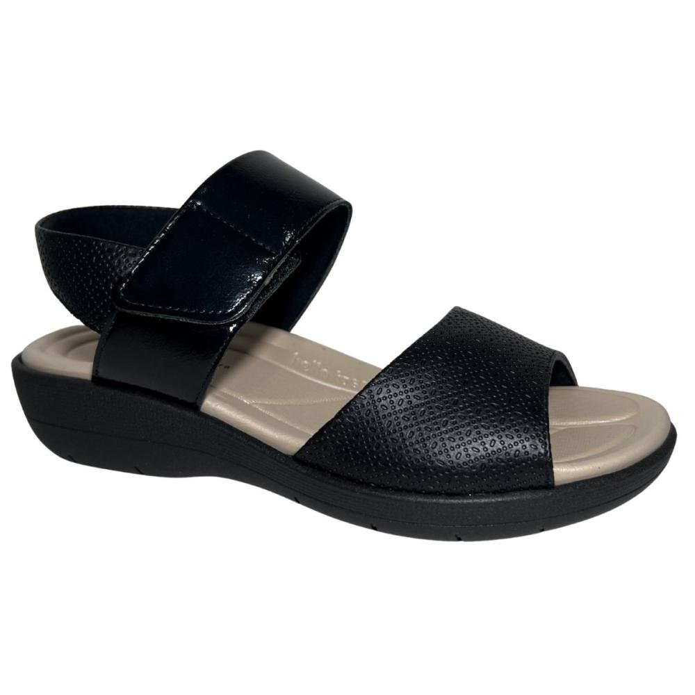 SANDÁLIA PICCADILLY FASCITE ANABELA MÉDIO 239016 Preto 3