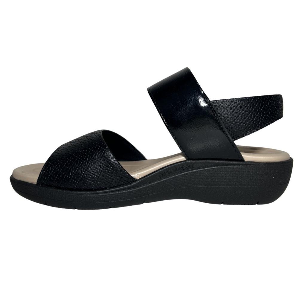 SANDÁLIA PICCADILLY FASCITE ANABELA MÉDIO 239016 Preto 4