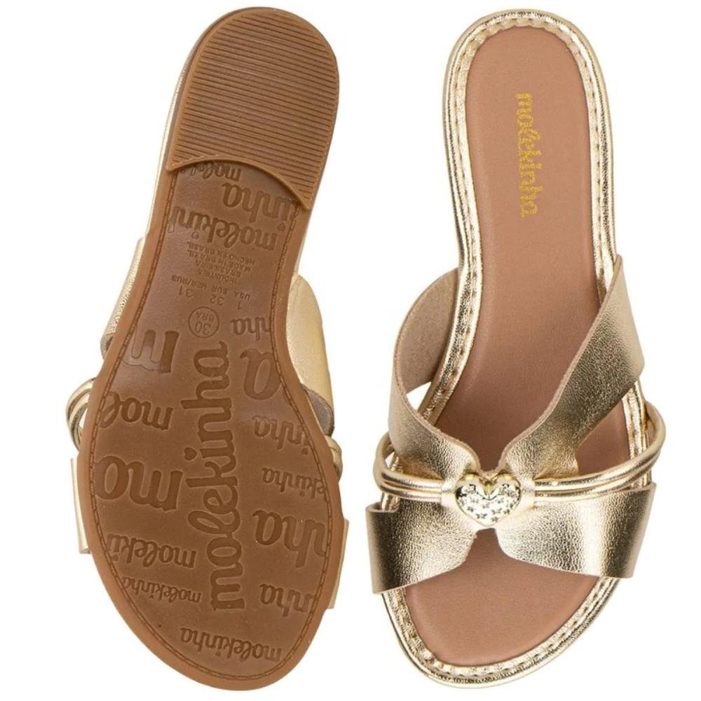 RASTEIRA MOLEKINHA MENINA 2157.1207 Dourado 3