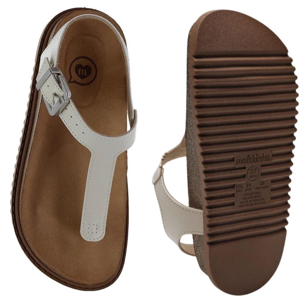 SANDÁLIA MOLEKINHA MENINA 2357.112 Off White 4