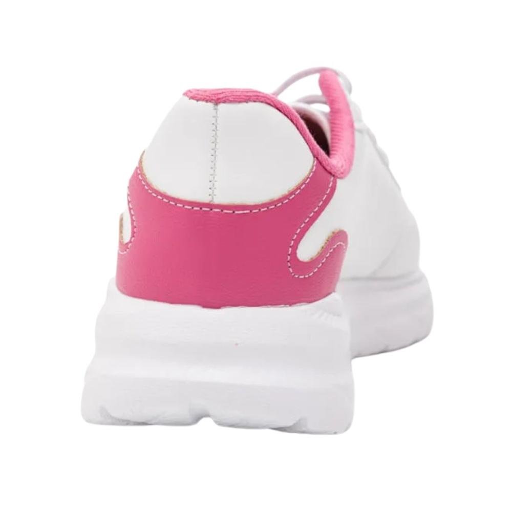 TÊNIS MOLEKINHA MENINA CASUAL 2584.105 Branco/Rosa 4