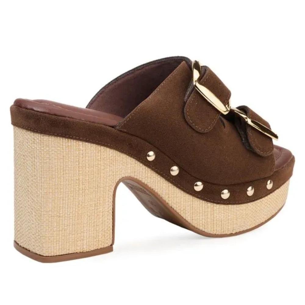 TAMANCO BEBECÊ SALTO ALTO COM FIVELAS T5110-129 Marrom 4