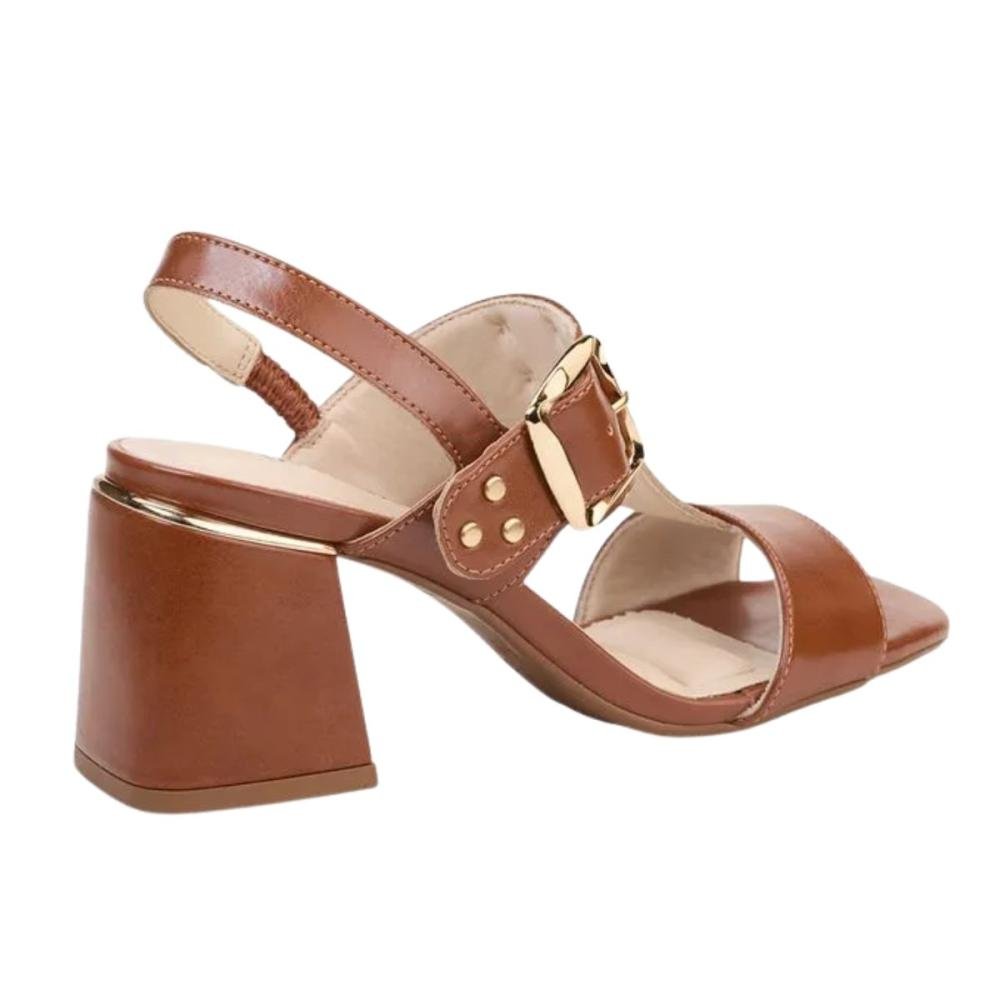 SANDÁLIA BEBECÊ SALTO BLOCO FIVELA T6011-202 Marrom 4