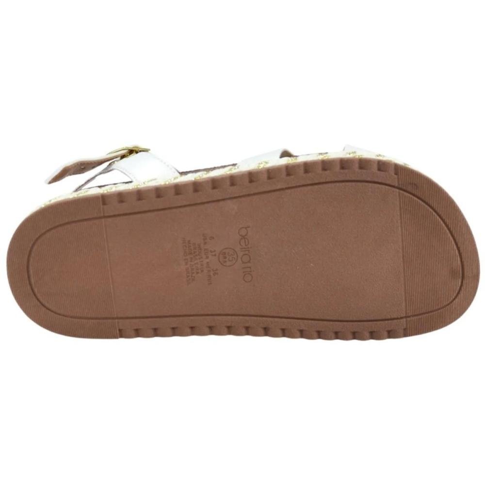 SANDÁLIA PAPETE BEIRA RIO FLATFORM 8546.207 Off White 7