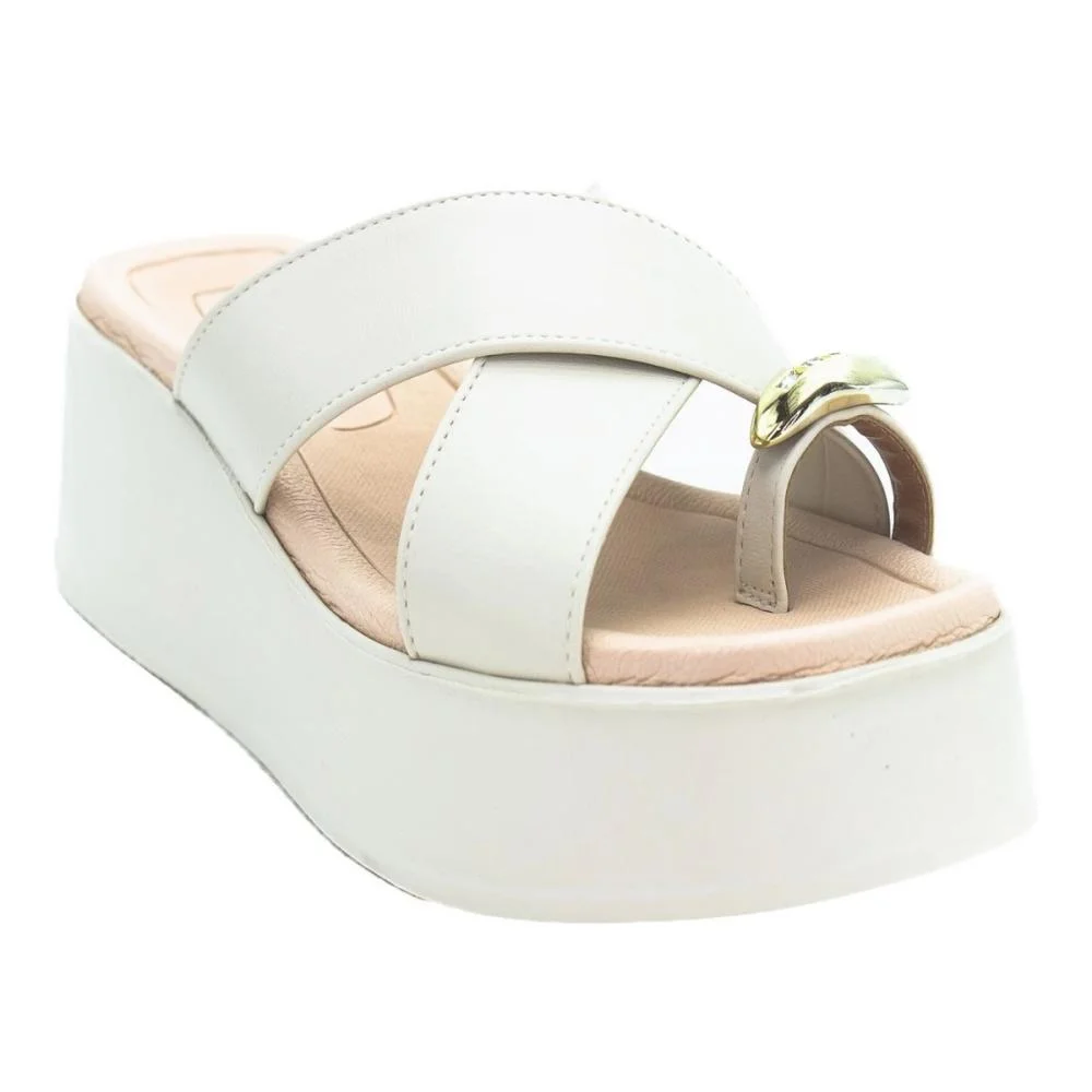 TAMANCO BEIRA RIO PLATAFORMA RING TOE 8530.114 Off White 5