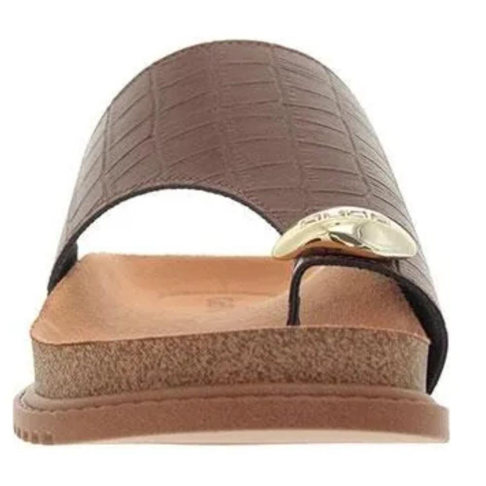 PAPETE BEIRA RIO RING TOE 8524.110 Marrom 6