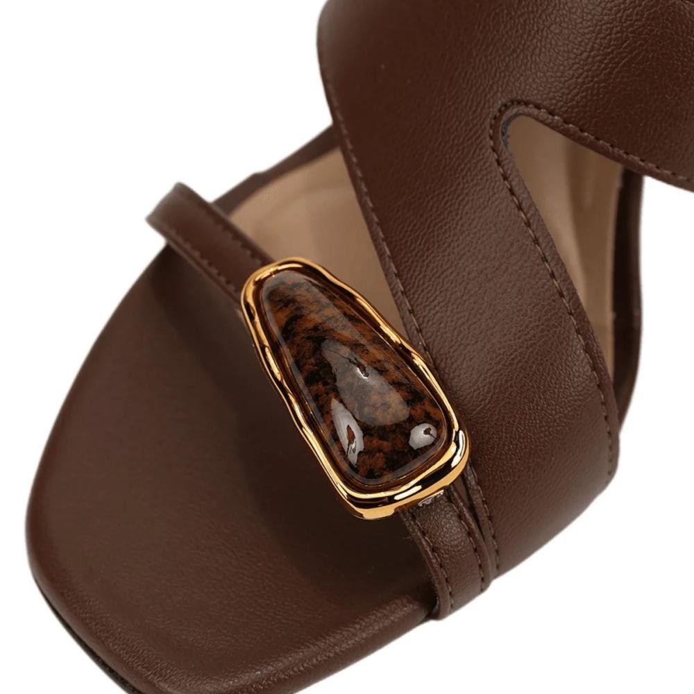 SANDÁLIA BEIRA RIO SALTO BLOCO RING TOE 8436.243 Marrom 4