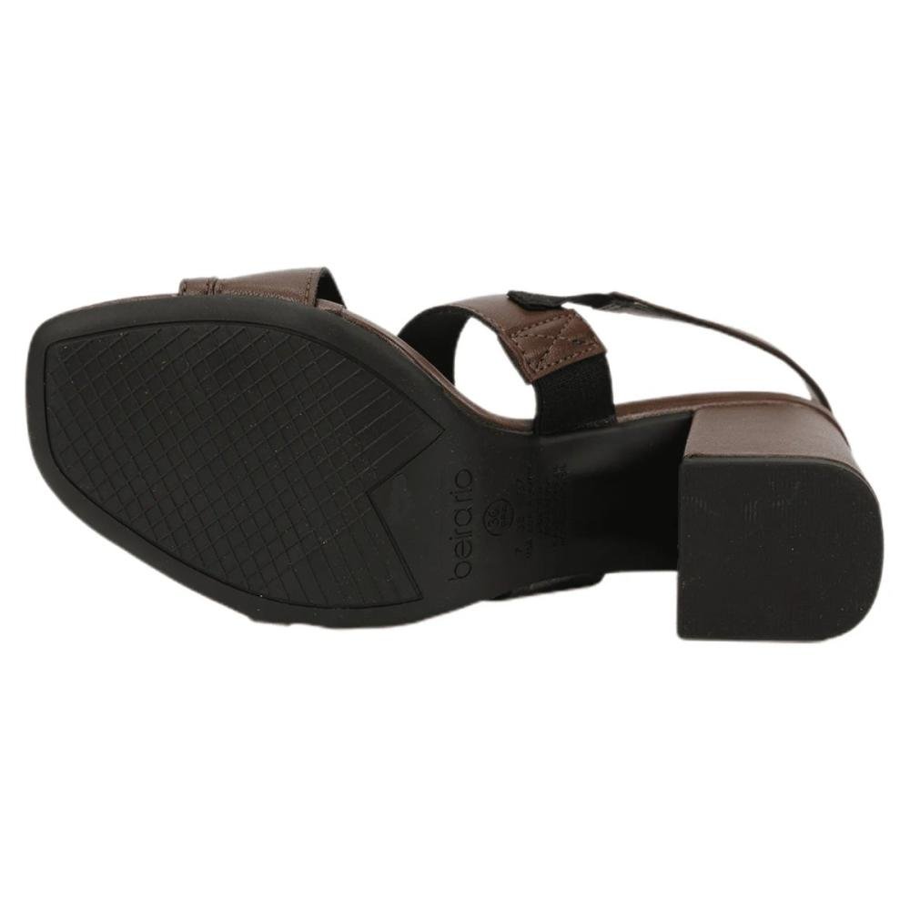 SANDÁLIA BEIRA RIO SALTO BLOCO RING TOE 8436.243 Marrom 6