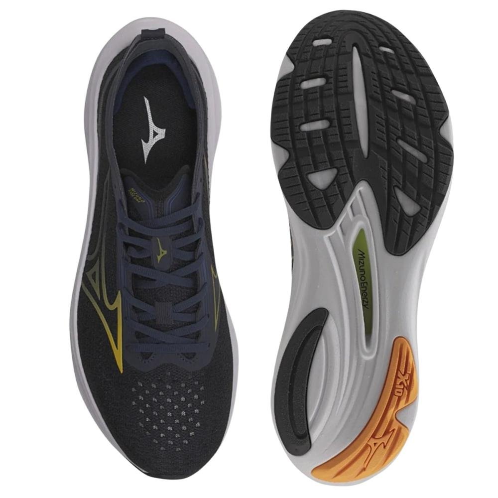 TÊNIS DE CORRIDA MASCULINO MIZUNO BASE ONE Azul Marinho/Preto 2