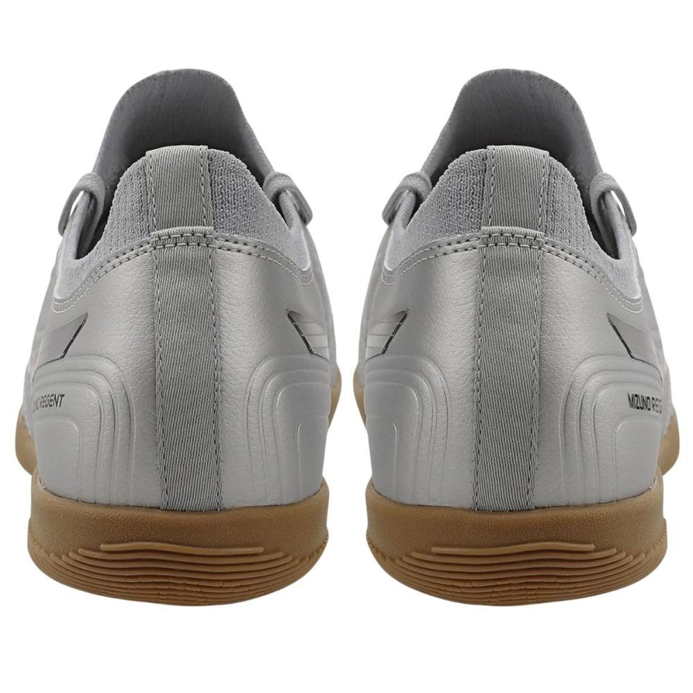 CHUTEIRA FUTSAL MIZUNO MASCULINA REGENT IN Prata 3