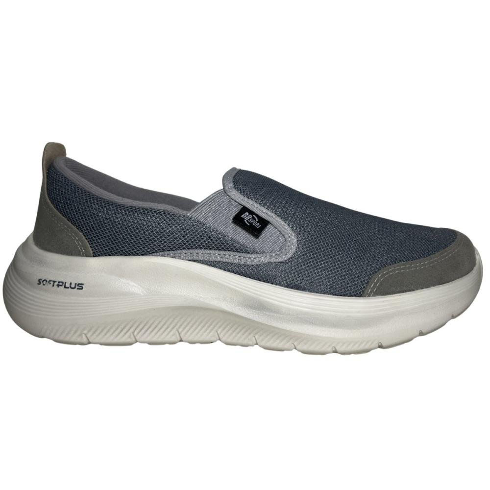 TÊNIS BR SPORT ESPORTIVO SLIP ON 60000.103 Cinza 4
