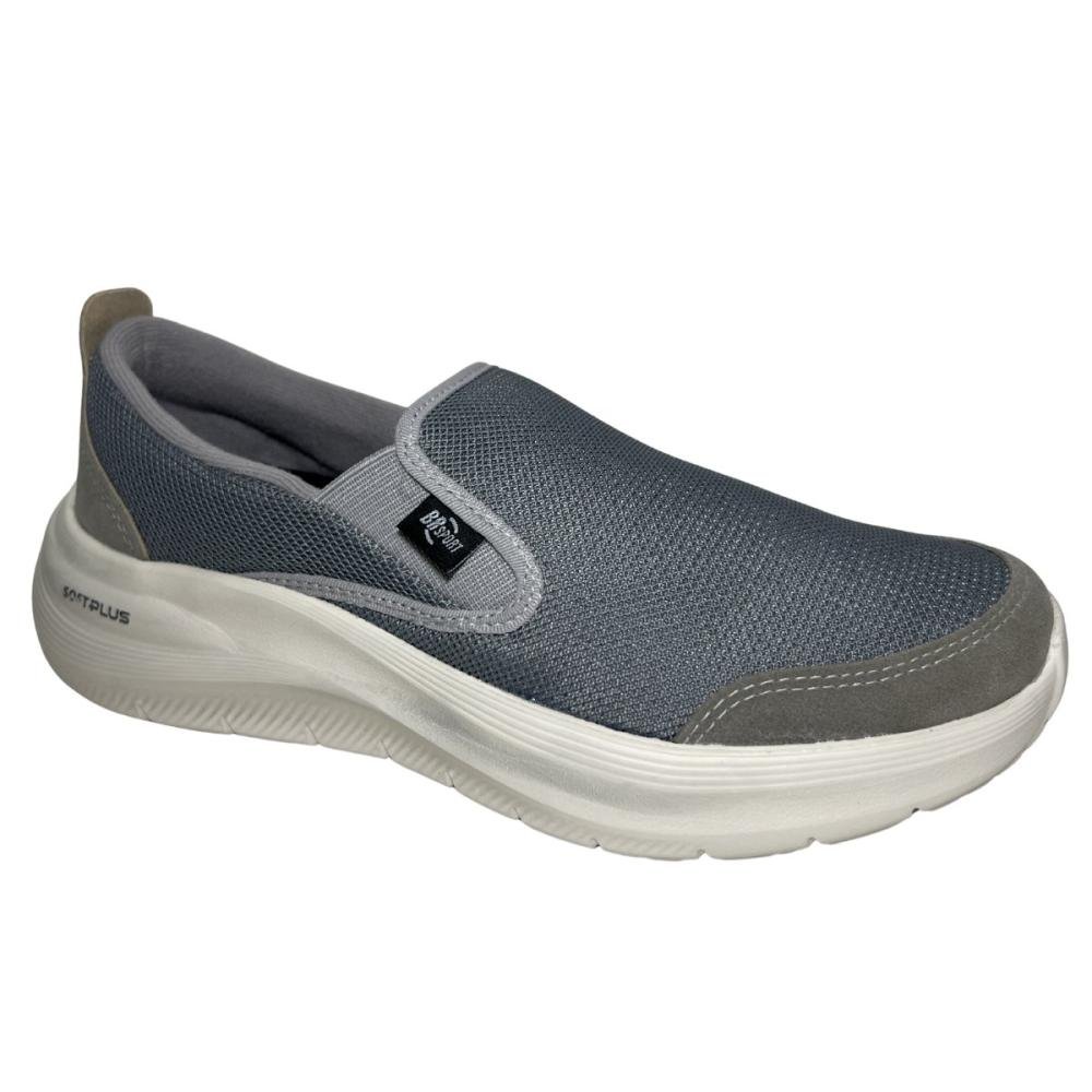 TÊNIS BR SPORT ESPORTIVO SLIP ON 60000.103 Cinza 6