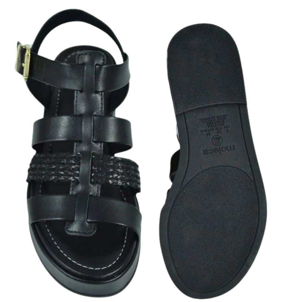 SANDÁLIA MOLECA PLATAFORMA 5553.102 Preto 3