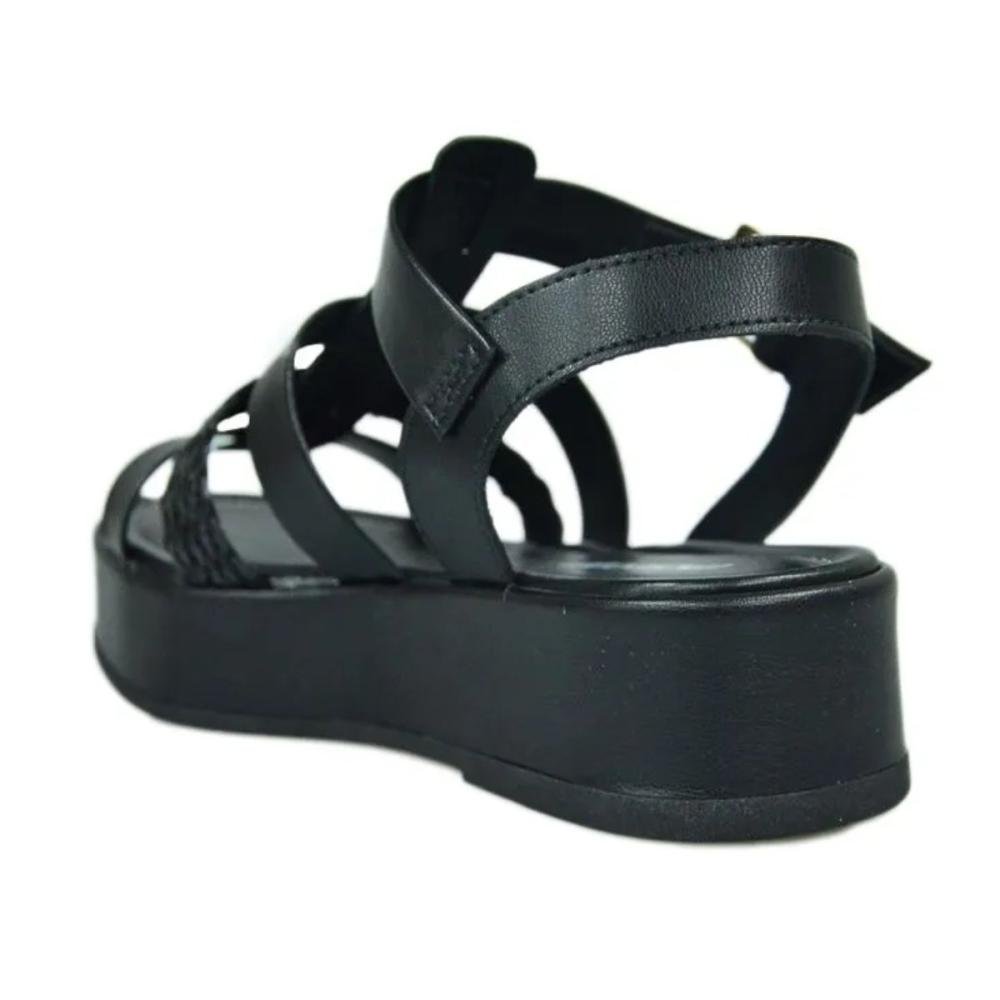 SANDÁLIA MOLECA PLATAFORMA 5553.102 Preto 5